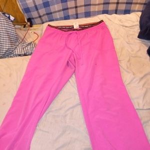 Pink scrub pants